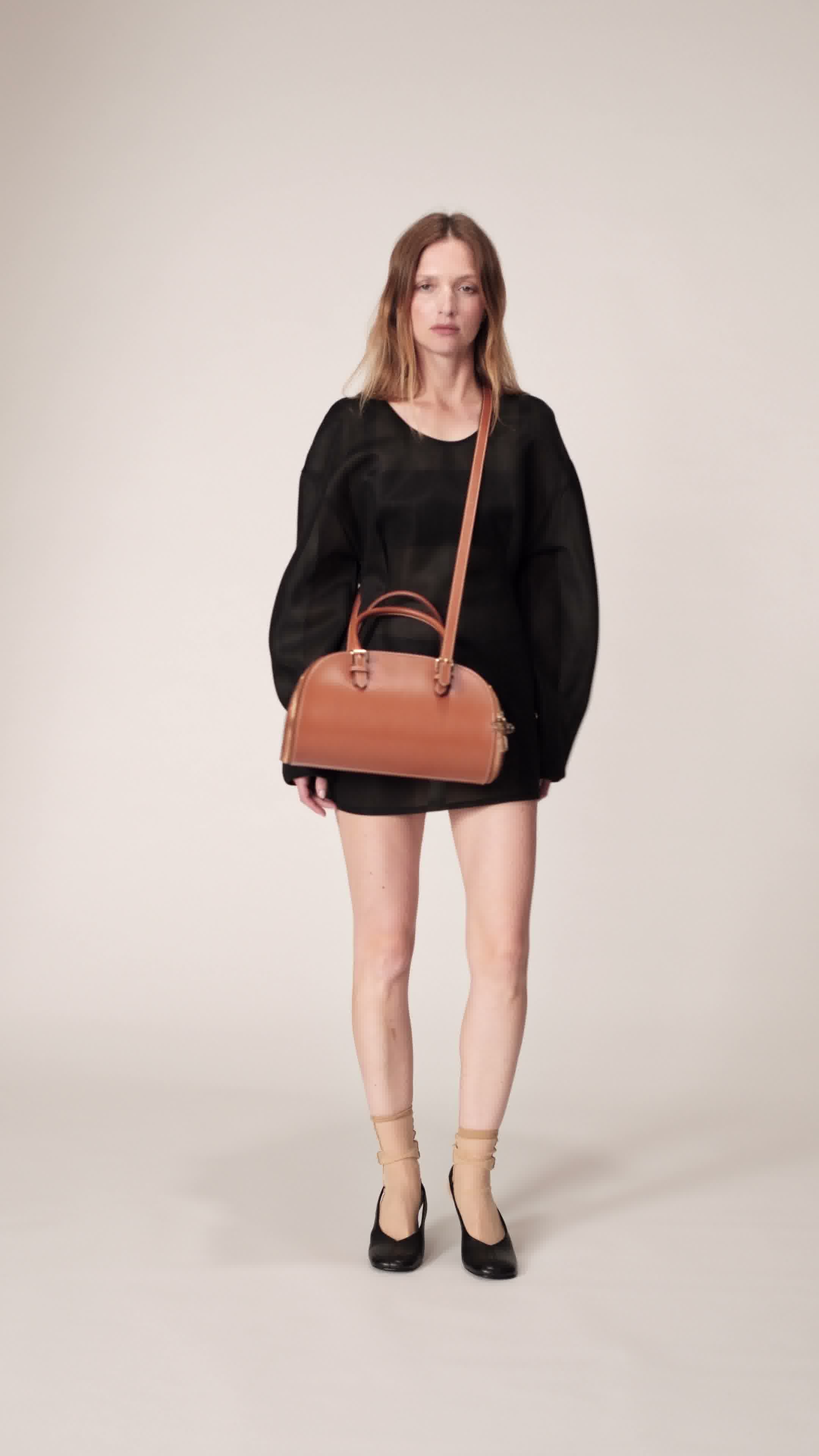Brown Bowling Bag