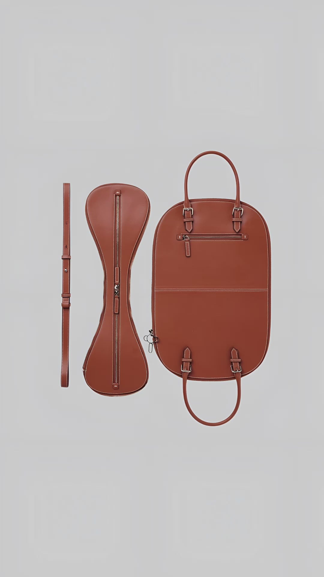 Brown Bowling Bag