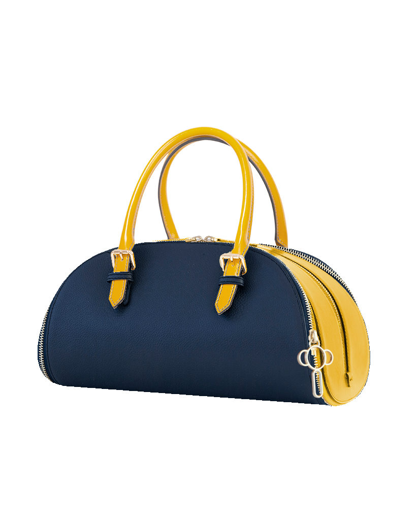 Blue Yellow Bowling Bag